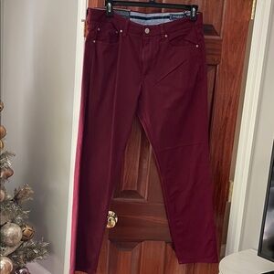 Vineyard Vines Men's Dark burgundy Straight Jeans